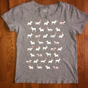 J. Crew Puppy Party Tee
